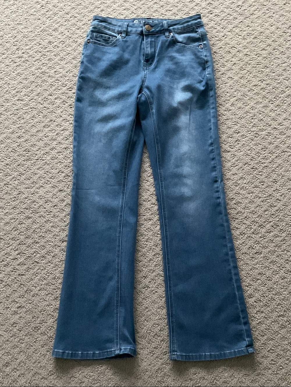 Born Primitive Women's Blue Flare Wide Leg Jeans 0434